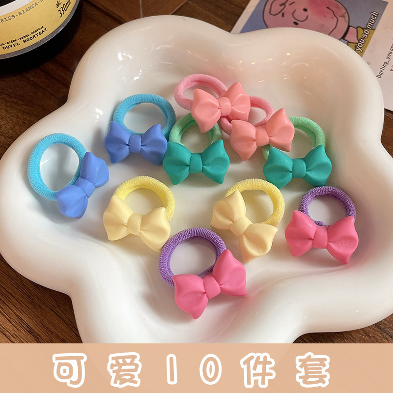Banda de pelo del bebé accesorios para el cabello de los niños mini linda chica de dibujos animados no duele el pelo cuerda de pelo corbata de bebé Choo pequeña banda de goma