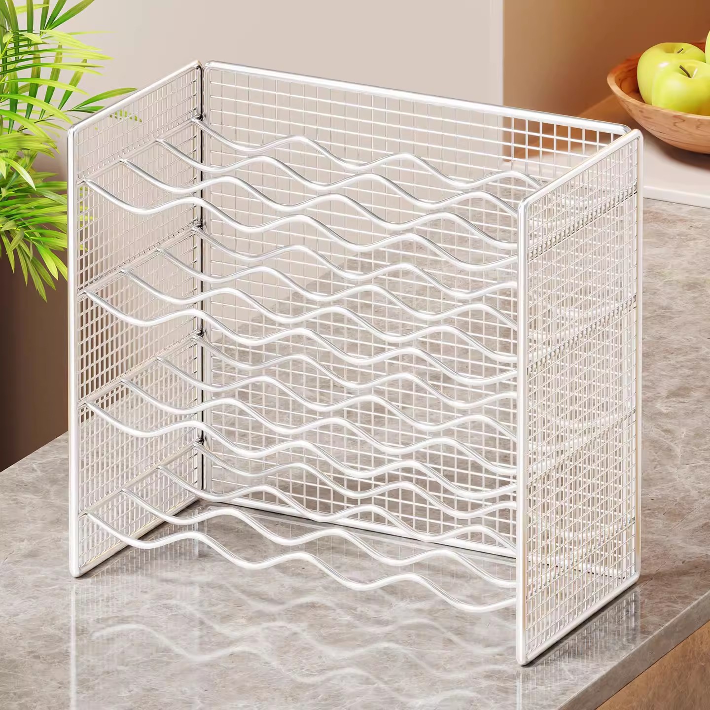 High-End Light Luxury Wine Rack Wine Storage Rack Home Wine Cabinet High-End Niche Decorative Wine Rack Ornaments