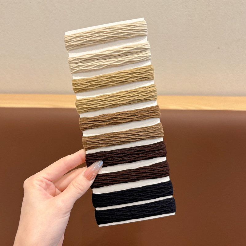 ancho jacquard cabello cuerda de cabeza mujer cola de caballo no daña cabello cuerda de cabello alta elasticidad no estrangulación cabello correa de cabello flor de cabeza