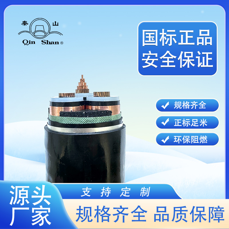 秦山电缆YJV22/VV22 2.5平方2芯3芯4芯5芯国标纯铜电力电缆