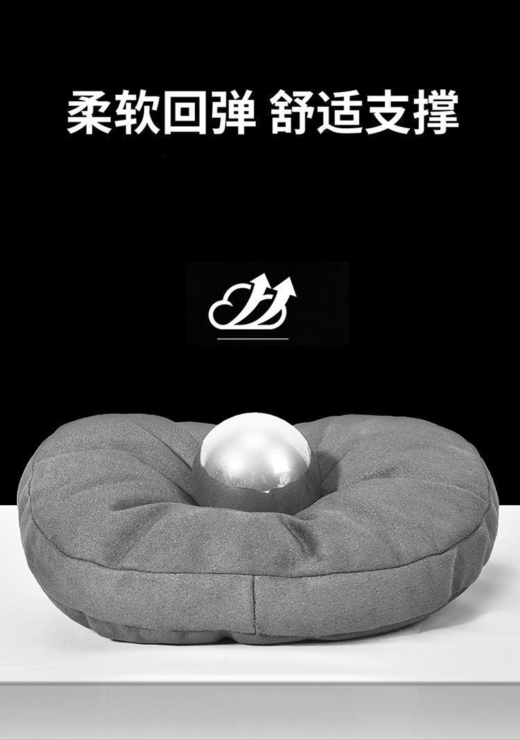Universal Car-Grade Comfortable Lumbar Support Suede Headrest Neck Pillow Lumbar Cushion Head and Waist Protector Car Lumbar Pillow