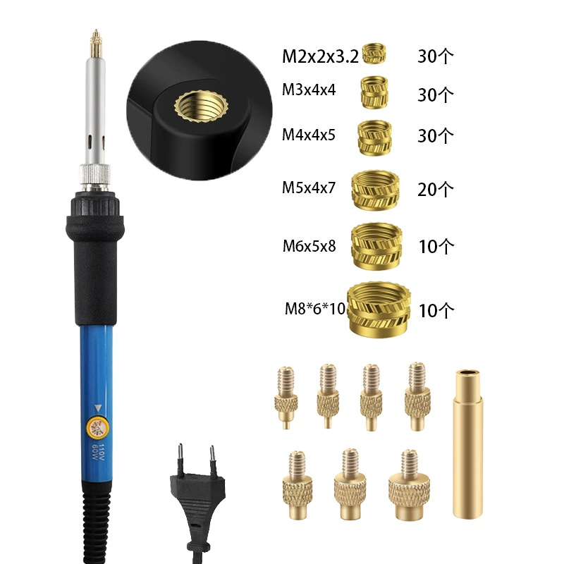 Pyrography & soldering adapter kit, brass tips, M4/M5 adapters, multi‑piece sets up to 311 pcs