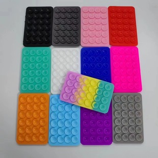 Mobile Phone Case Silicone Suction Cup Square 24 Suction Cups Square Single-Sided Silicone Suction Cup Power Bank Suction Cup