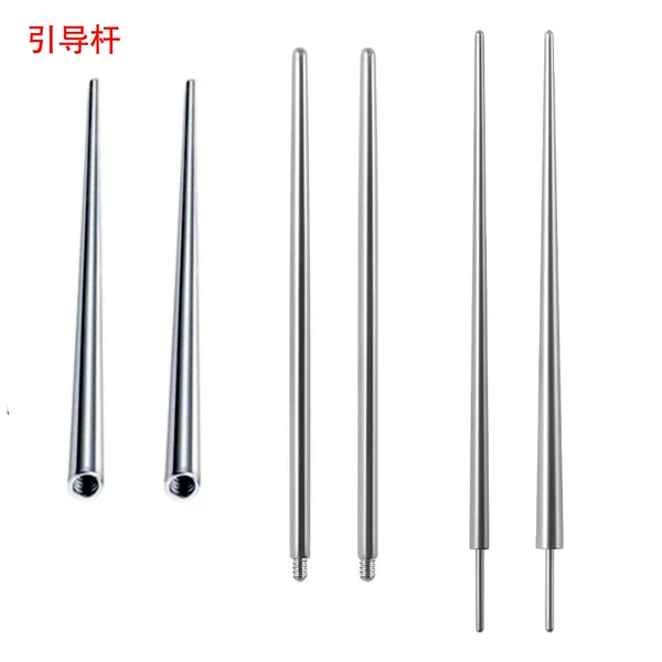 Stainless steel external tooth insertion rod guide needle cross-border threaded rod stainless steel perforation auxiliary guide rod human body puncture