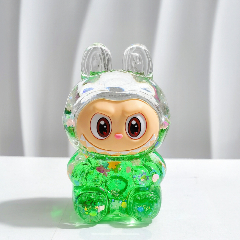 앉아있는 테이블 장식품 - 그린 (높이 8.1cm)