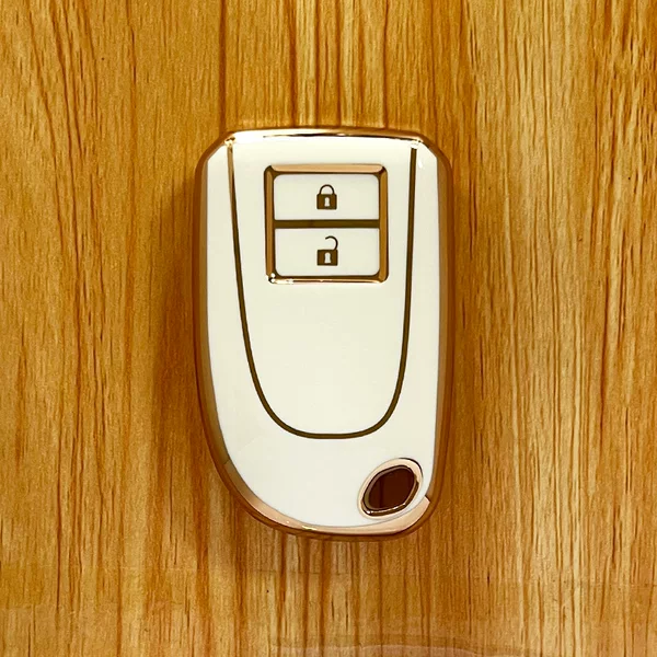 Cross-Border Recommendation Suitable for Toyota Vios Yaris Tpu Full-Cover Car Key Case Protection