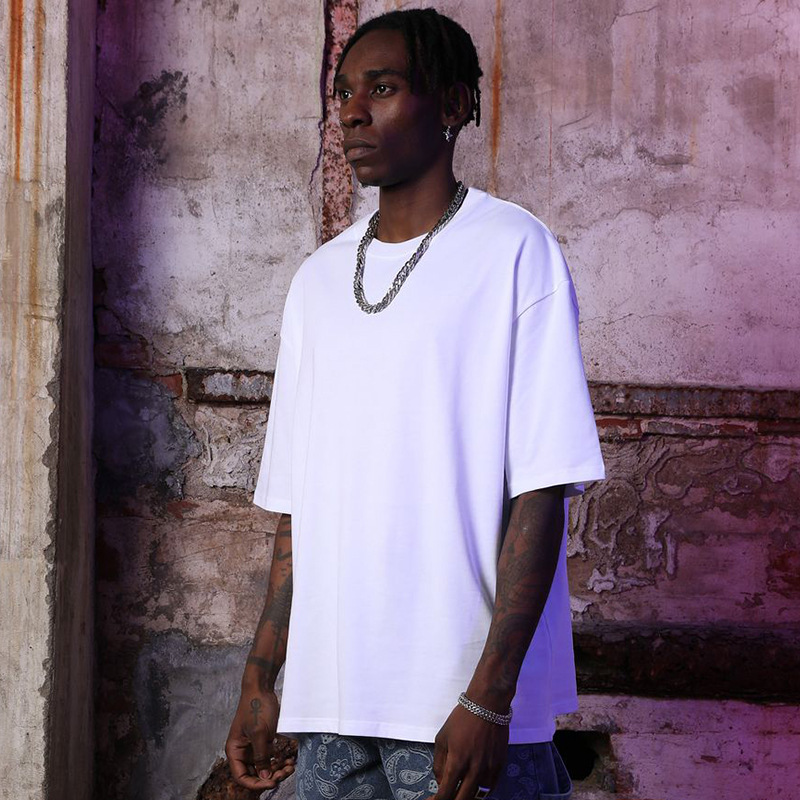 Unbeatable Quality Trendy Clothing | High Quality Cotton Oversized Hot Selling Hip-hop Casual Short Sleeved Men's T-shirt_voghion.com