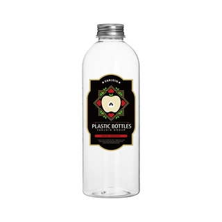 【可降解PLA瓶定制】500ml/1000毫升大口径圆瓶透明塑料分装瓶183