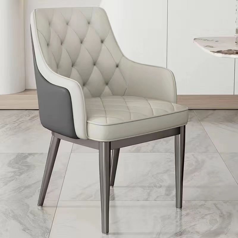 Scandinavian Light Luxury Dining Chair Home Designer Dining Table Chair Hotel Guest Room Reception Negotiation Chair Desk Mahjong Chair