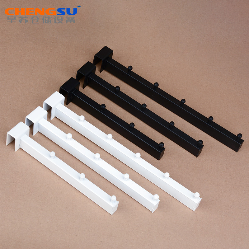 服裝店挂衣架上牆正挂貨架展示架挂鈎黑色白色三四五釘點挂衣勾