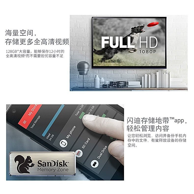 Sandisk, Tom Ford, карта памяти, хранилище, высокая скорость, регистратор, совместимо с мобильным телефоном, 512Г, 512Г