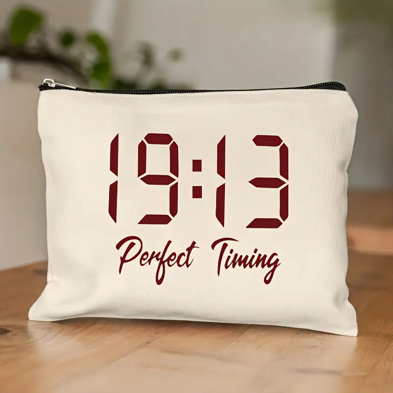 fashionable cosmetic bag with zipper