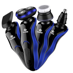 剃鬚刀電動全身水洗多功能4D鬍鬚刀車載USB充電刮鬍刀一件代發批