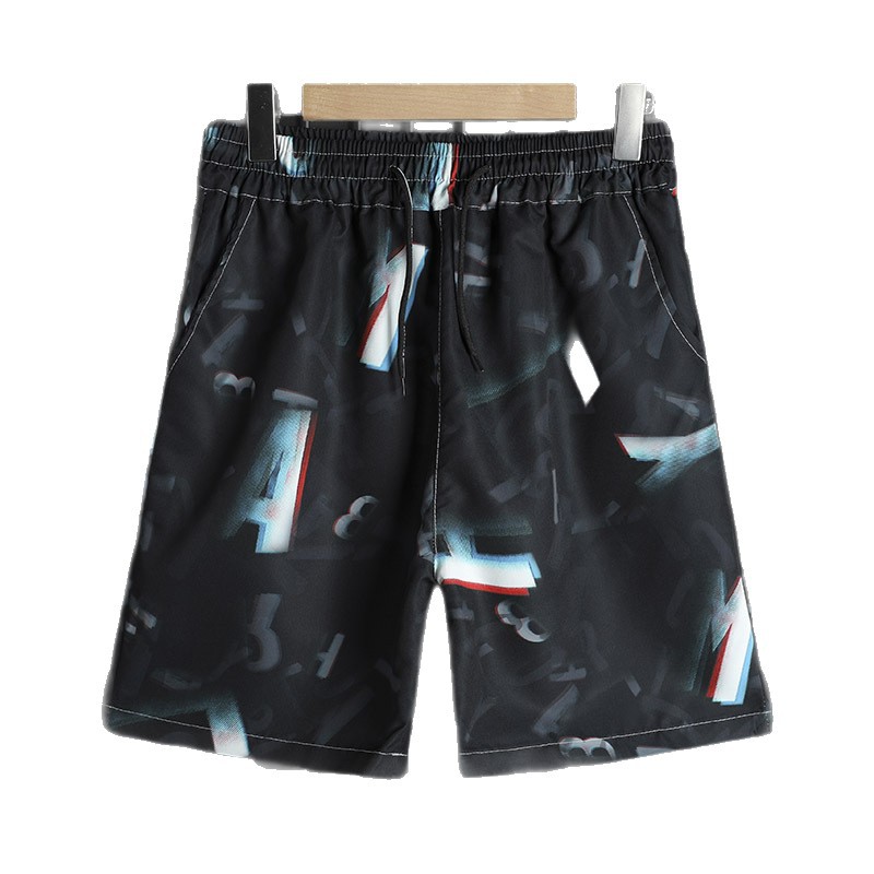 Summer Vintage Floral Print Hawaiian Short-sleeved Shirt suit Unisex Trendy Brand Loose Beach Shorts Two-piece Set