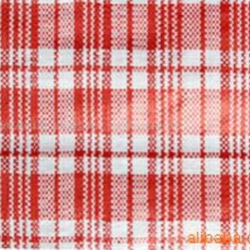 供应复膜编织布PP编织布格子编织布塑料编织格子布