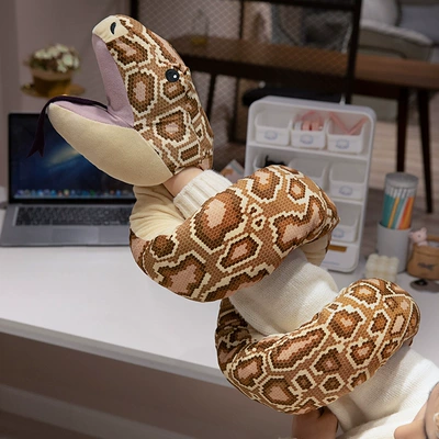Simulation Python Doll Plush: Oyuncaq yastıqlar