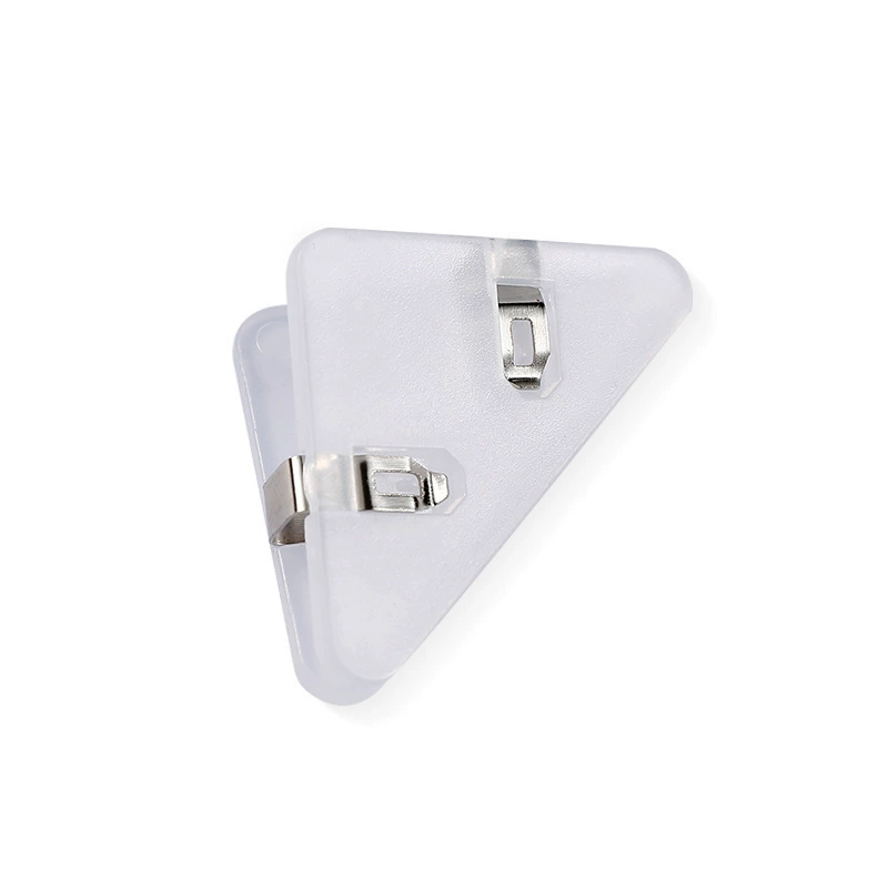 Triangular clip creative right-angle corner clip to prevent books from curling student test paper book corner anti-roller