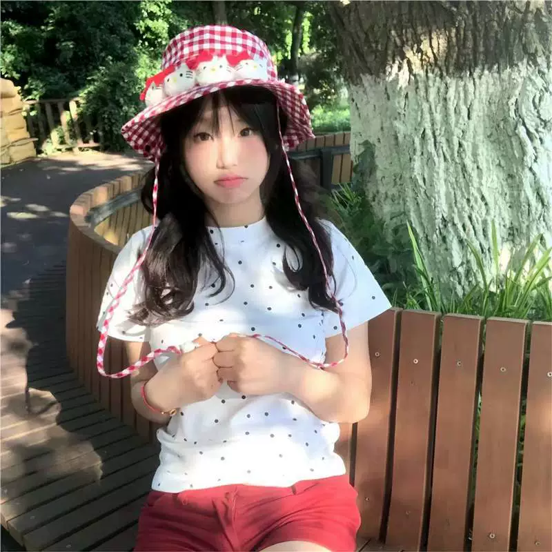 Hello Kitty, cute summer universal sun hat