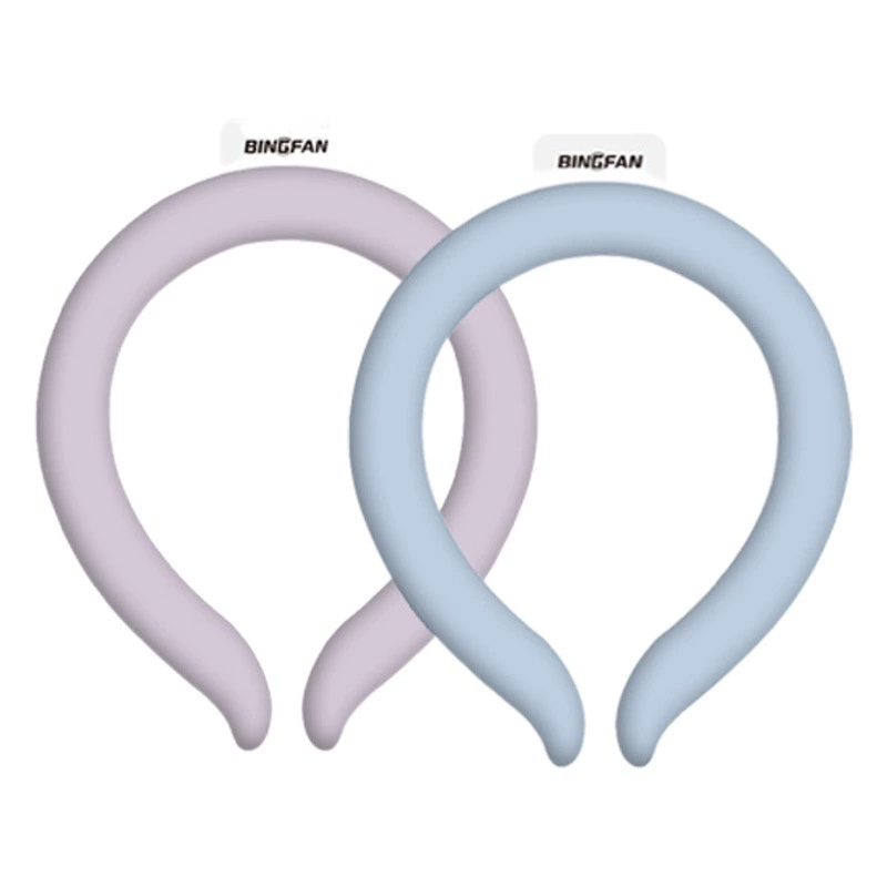 Японское охлаждающее кольцо для шеи с ледяным эффектом, летний аксессуар для охлаждения на открытом воздухе, анти-жаровое круглое кольцо с PCM