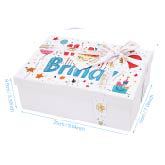 Caja de regalo plegable al por mayor Caja de regalo de la cubierta del cielo y la tierra Caja de embalaje de la cubierta del cielo y la tierra plegable de una pieza Fiesta del arco