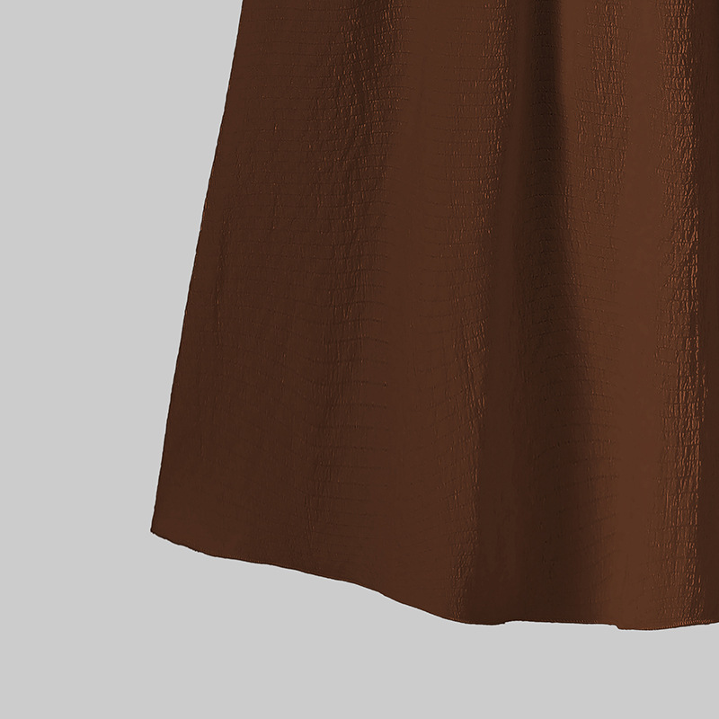 Mädchen Kleid Mit Viereckigem Ausschnitt Und Langen Ärmeln_voghion.com