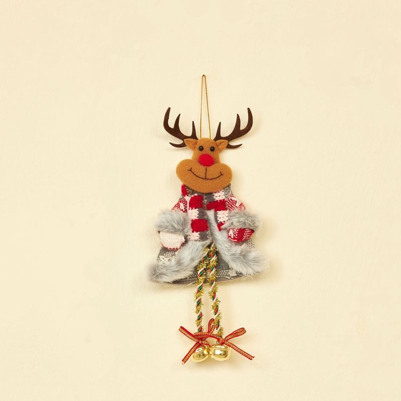 クリスマスの鈴はサンタクロースのヘラジカ雪だるまの熊の部品を飾ってクロスボーダーのシリーズの新品のクリスマスツリーの装飾の布芸を飾ります。|undefined