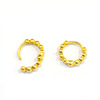 Copper ring, jewelry, earrings, ear clips, accessory handmade, 18 carat, 14 carat