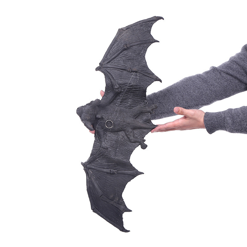 Halloween PU murciélago se reduce a bar casa embrujada campo de tela accesorios simulación PU tamaño de goma horror murciélago colgante