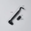 6 inches (matte black)