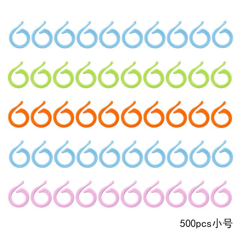 Color opening counting ring sweater woven tool counting marks buckle notes number ring comma ring