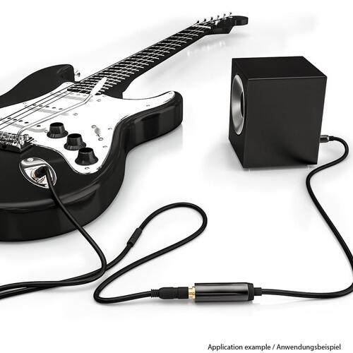 Amazon audio cable oxygen-free copper gold-plated 3.5 mm to 6.35/6.5 digital microphone guitar adapter cable