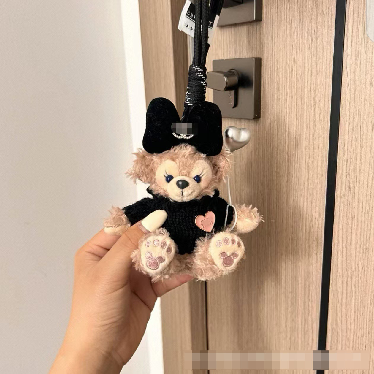 Nuevo producto lindo pequeño Xiangfeng niña colgante bolso llavero muñeco de felpa muñeca muñeca coche espejo retrovisor colgante regalo