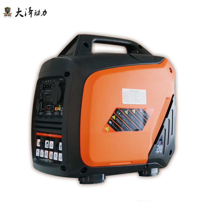 Generador de conversión digital de 3KW de Ozawa, Japón, potencia completa, bajo ruido y ahorro de combustible 220V para emergencia en sitio de construcción comercial image 3