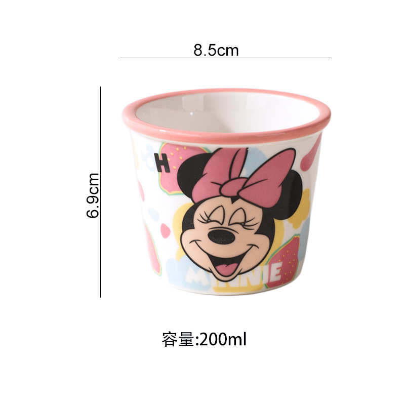 Disney Girls High Value Ceramic Ice Creative Nicho Diseño Casario Ice Cream Kids Dessert Cups