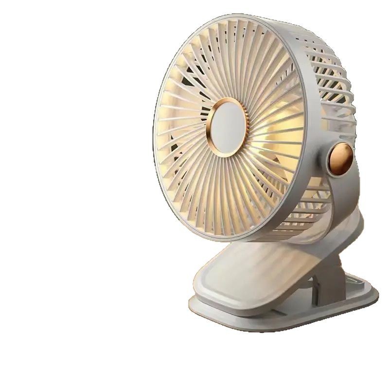Nuevo ventilador Ultra silencioso, ventilador de clip recargable USB, dormitorio de estudiantes en casa, escritorio, batería de larga duración