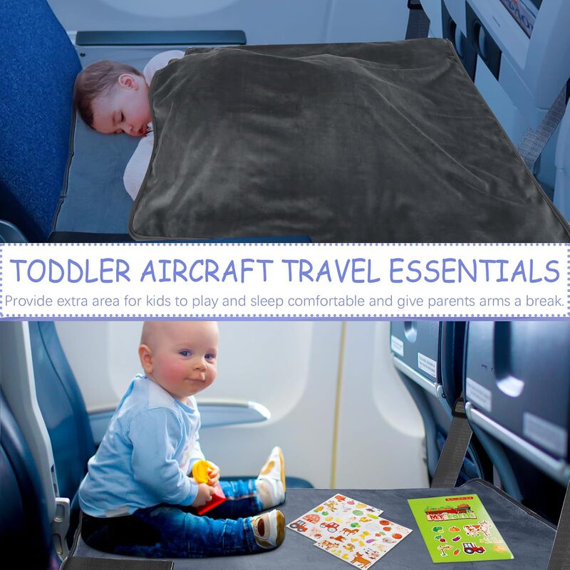 Children's Airplane Seat Extender Portable Toddler Airplane Travel Bed Children's Airplane Footrest Factory Direct Delivery Children's Airplane Seat Extender Portable Toddler Airplane Travel Bed Children's Airplane Footrest Factory Direct Delivery