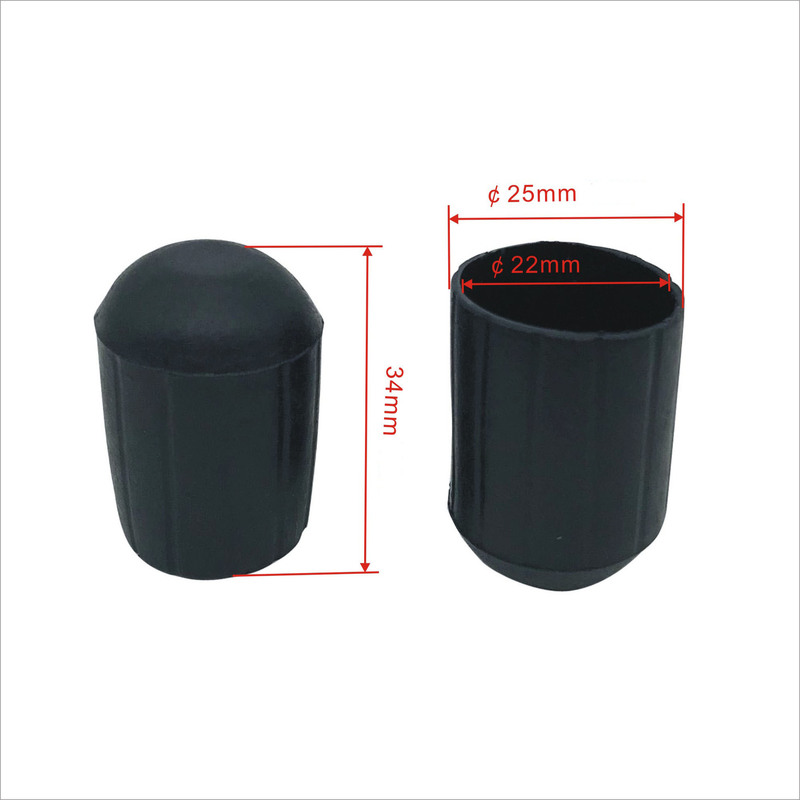 メーカー家具用丸パイプカバー、プラスチック角パイプカバー、足場用フットカバー、椅子用黒色フットカバー、機器用ゴム保護カバー|undefined