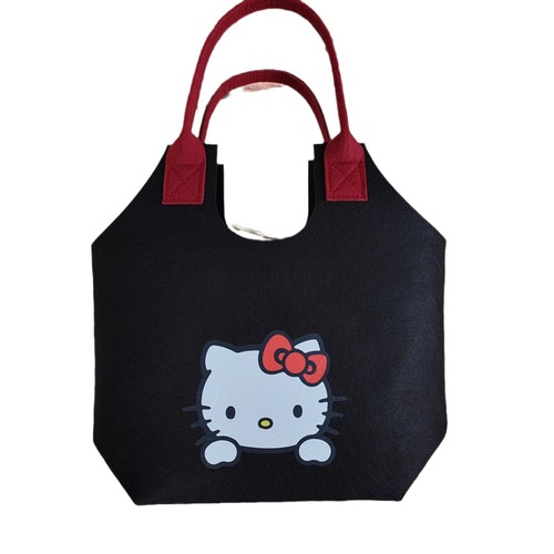 2024 New Felt Bag Pattern Customizable Versatile Storage Bag Large Capacity Handbag Portable Shopping Bag Gift Bag