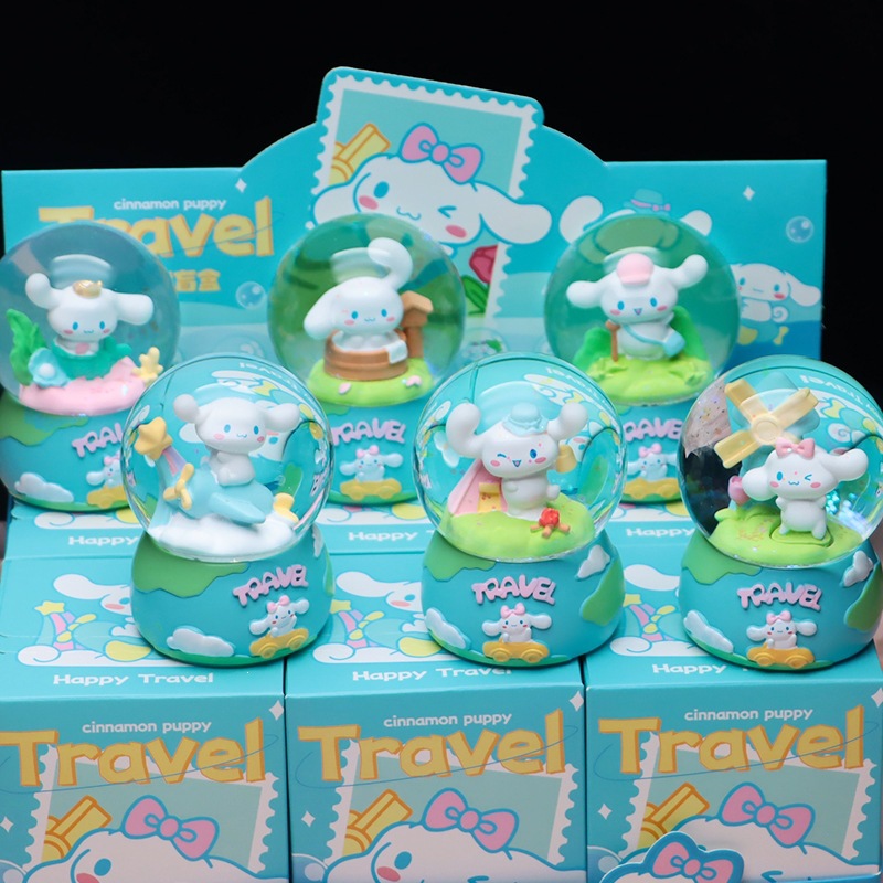 8w065 guigui dog travel crystal ball color box (6 pieces)