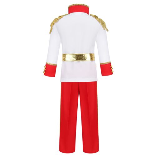  children's role playing white horse prince cosplay outfits for kids Christmas Halloween Prince Charming performance clothing Prince Charming