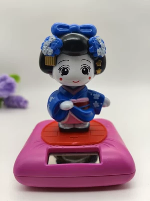 Machine Hot Boutique Car — Car ornaments - 101011-standing-blue-dancer-shaking-head