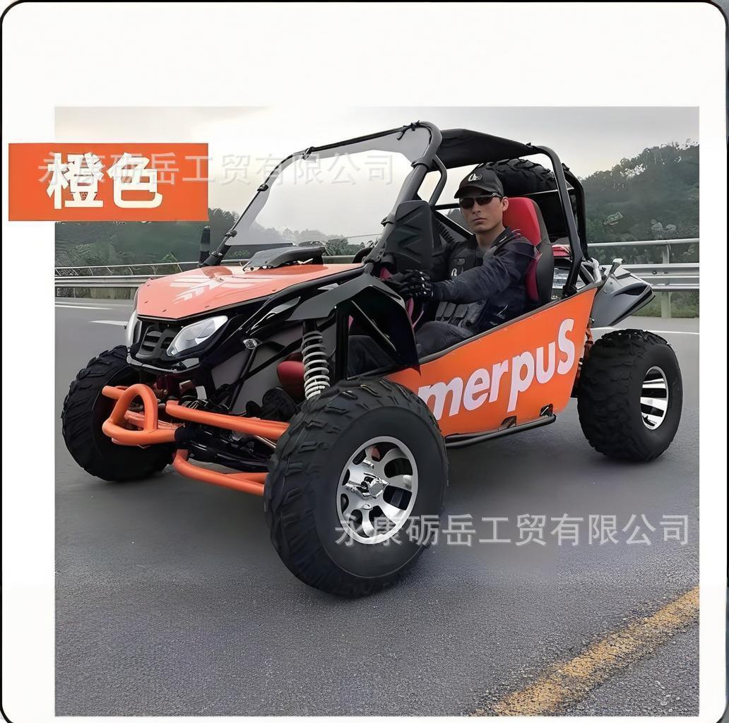 Los fabricantes personalizan el kart todoterreno biplaza 200cc suspensión independiente ATV grande 4 ruedas tracción en las cuatro ruedas kart