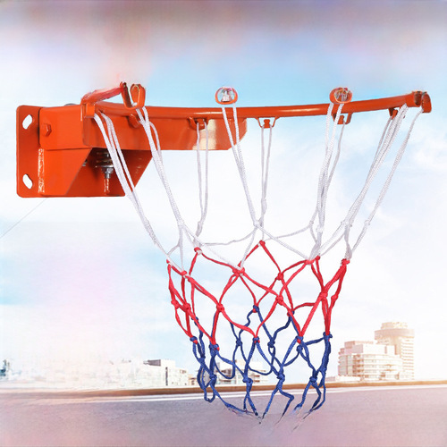 Basketball hoop for adults, standard outdoor basketball backboard-mounted shooting rack, indoor children's standard basketball rim