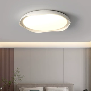 奶油风全光谱卧室吸顶灯现代简约led护眼主卧灯家用书房创意灯具