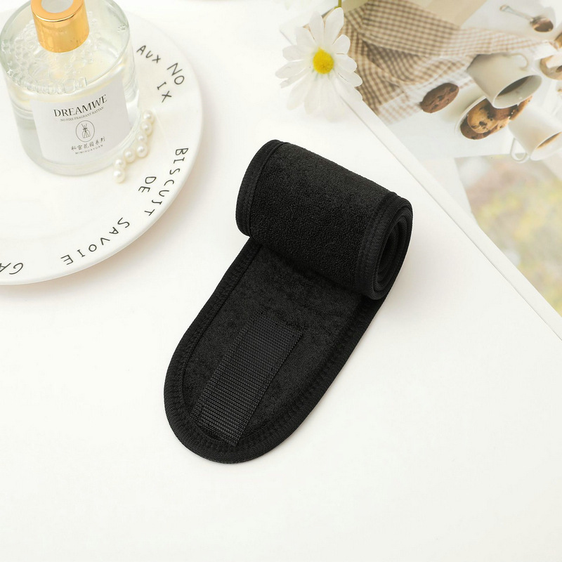 Soporte para paquetes personalizados pañuelos velcro cinta de cabello luna lavar la cara cinta de cabello cinta de maquillaje velcro máscara de cabello