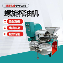 螺旋大豆榨油机 商用大型 冷热两用花生芝麻多级压榨 日处理量大