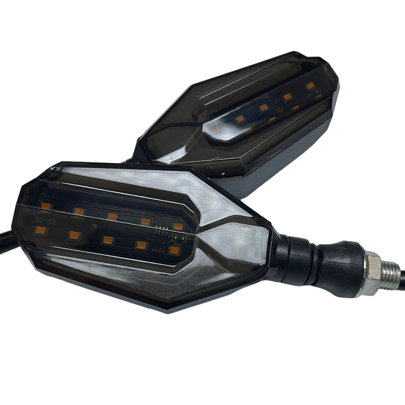  Luz LED secuencial para moto 12 V, direccional y luz diurna para modificación de motocicletas