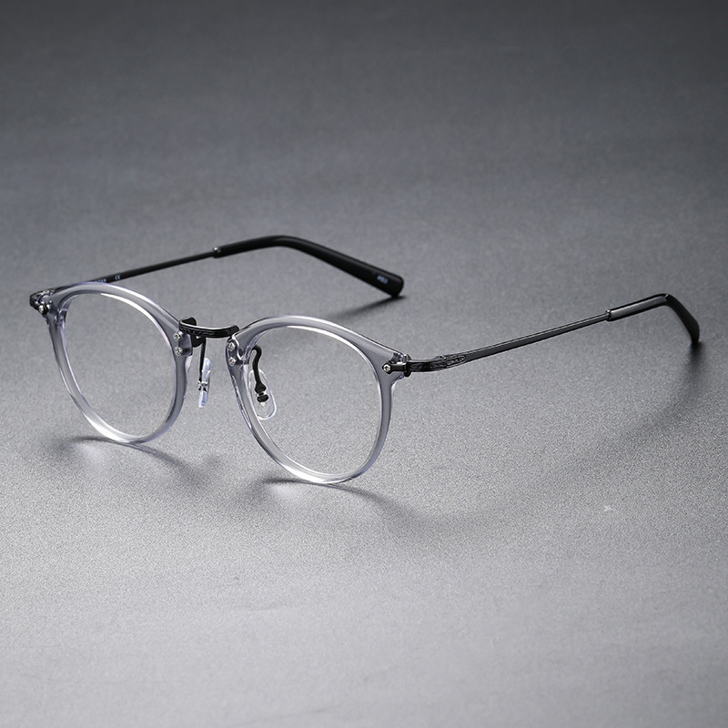 Glasses Framework Female Pure Titanium New Japanese Retro Full Full…