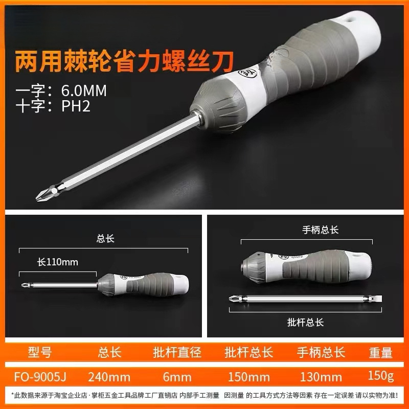 Fukuoka, Japón, destornillador de doble propósito de alta resistencia, herramientas eléctricas con destornillador magnético de doble cabeza