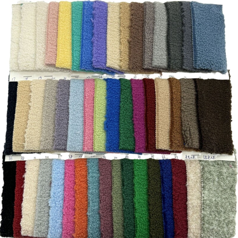 Thickened Small Grain Cashmere Soft Stars Small Grain Lamb Velvet Cocoa Small Grain Velvet Small Sheep Velvet Clothing Shoe Wool